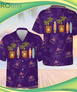 Crown Royal Palm Short Sleeve Button Down Hawaiian Shirt