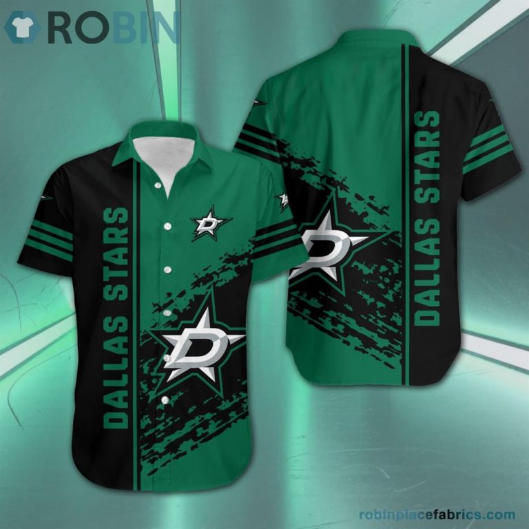Dallas Stars – NHL Short Sleeve Button Down Hawaiian Shirt