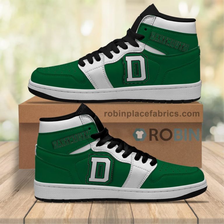 Dartmouth Big Green Sneakers Boots – NCAA Air Jordan 1