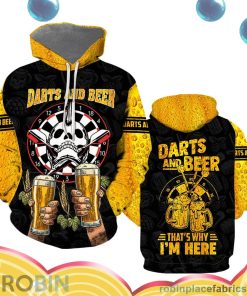 darts and beer that why i am here all over print aop shirt hoodie G8Cf4