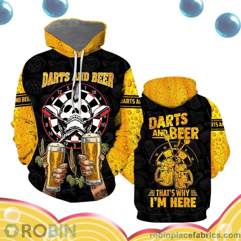 Darts And Beer That Why I Am Here All Over Print – AOP Shirt