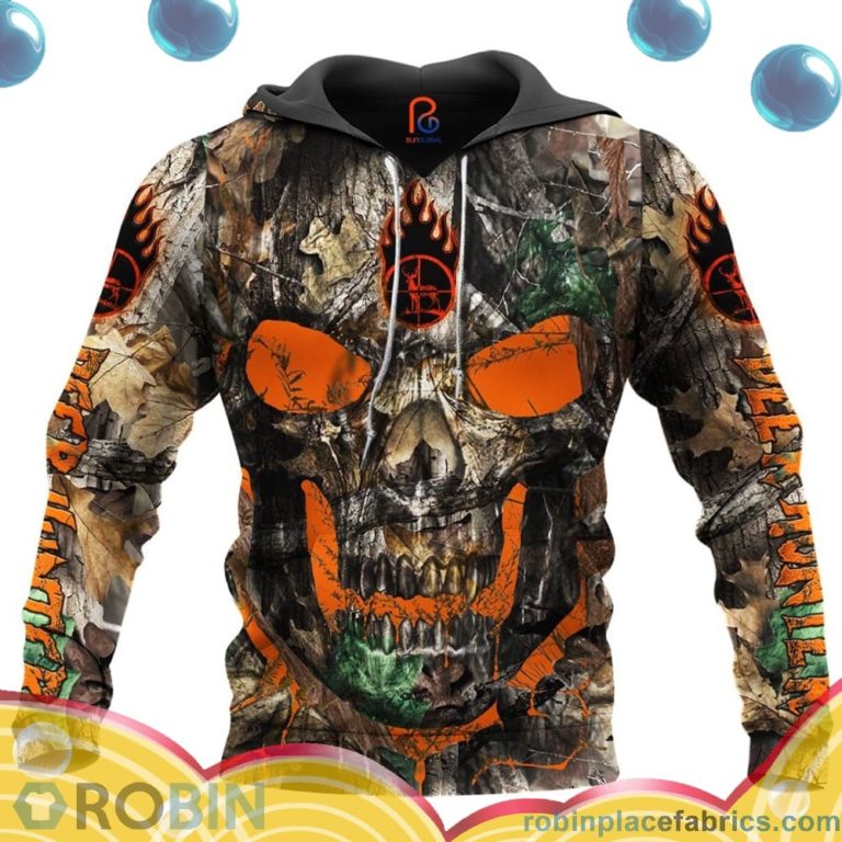 Deer Hunter Skull All Over Print – AOP Shirt