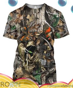 deer hunting all over print aop shirt t shirt sm8lm