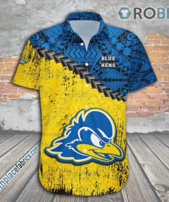 Delaware Blue Hens Casual Button Down Hawaiian Shirt Grunge Polynesian Tattoo – NCAA Delaware Blue Hens Casual Button Down Hawaiian Shirt Grunge Polynesian Tattoo – NCAA