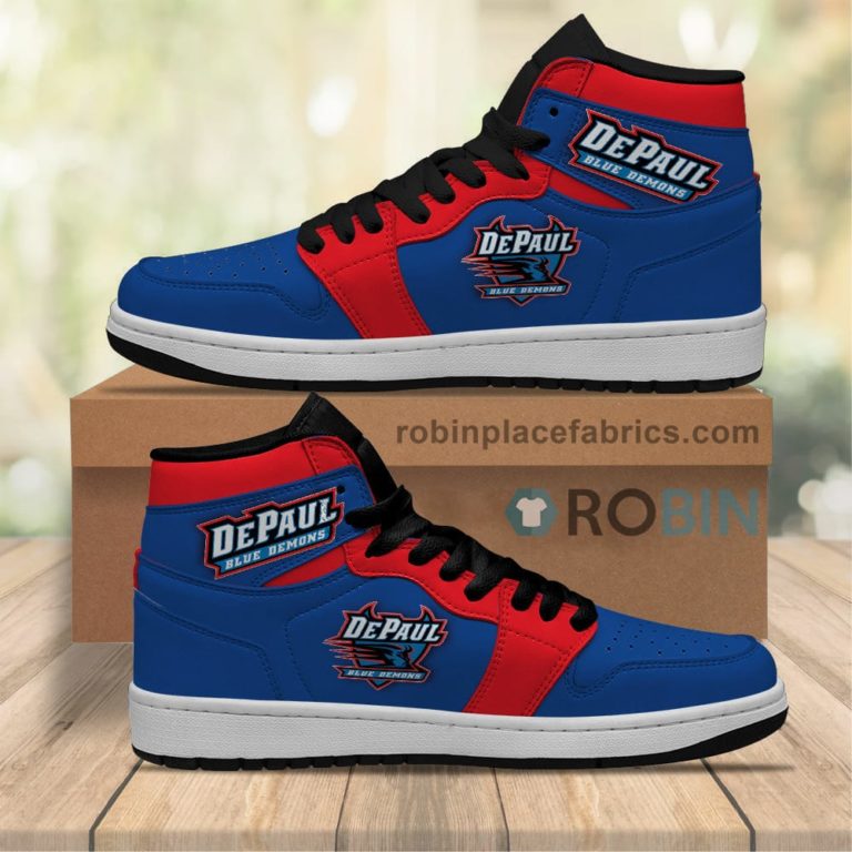 DePaul Blue Demons Sneakers Boots – NCAA Air Jordan 1