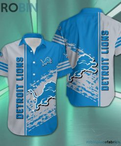 Detroit Lions – NFL Short Sleeve Button Down Hawaiian Shirt Detroit Lions – NFL Short Sleeve Button Down Hawaiian Shirt