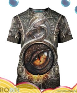 dragon eyes all over print aop shirt t shirt BCcOl