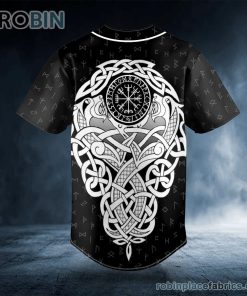 dragons viking symbol tattoo custom baseball jersey 532 W9u1J