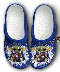 Duke Blue Devils Baby Yoda Crocs Clog Shoes