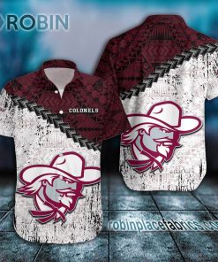 eastern kentucky colonels casual button down hawaiian shirt grunge polynesian tattoo ncaa 143 D4WUM