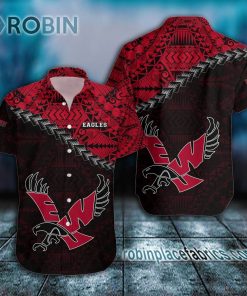 eastern washington eagles casual button down hawaiian shirt grunge polynesian tattoo ncaa 141 6xJQp