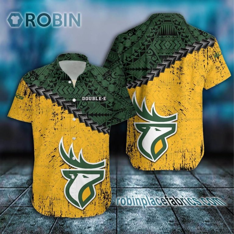 Edmonton Elks Casual Button Down Hawaiian Shirt Grunge Polynesian Tattoo – CA FOOTBALL