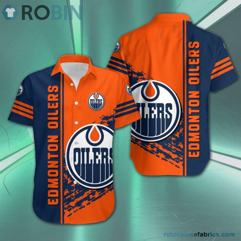 Edmonton Oilers – NHL Short Sleeve Button Down Hawaiian Shirt