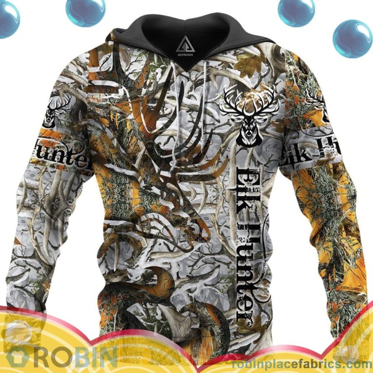 Elk Hunting Camo All Over Print – AOP Shirt