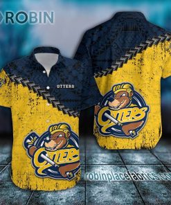 erie otters casual button down hawaiian shirt grunge polynesian tattoo ca hockey 138 BFDjd