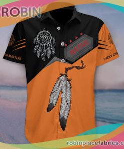 Every Child Matters Native Casual Button Down Hawaiian Shirt Button Up Orange Shirt Days