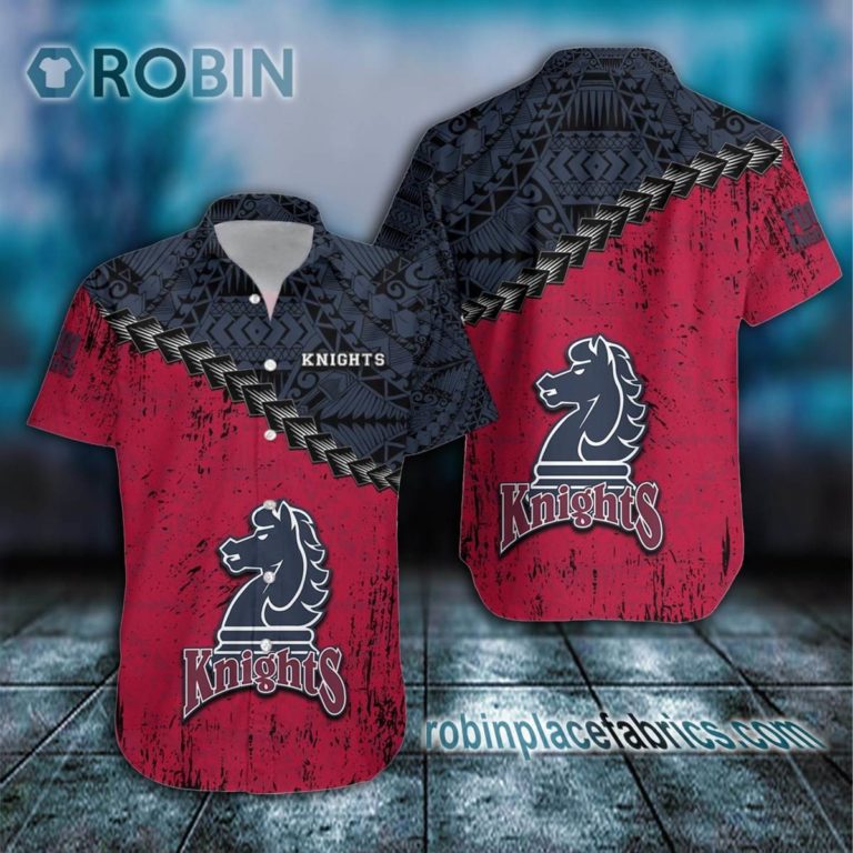 Fairleigh Dickinson Knights Casual Button Down Hawaiian Shirt Grunge Polynesian Tattoo – NCAA