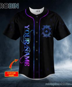fantasy valknut yggdrasill viking custom baseball jersey 524 zOeHS