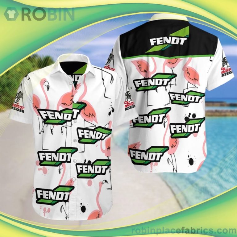 Fendt International Short Sleeve Button Down Hawaiian Shirt
