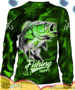 Fishing Happy Green All Over Print – AOP Shirt
