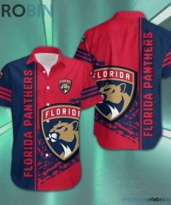 Florida Panthers – NHL Short Sleeve Button Down Hawaiian Shirt