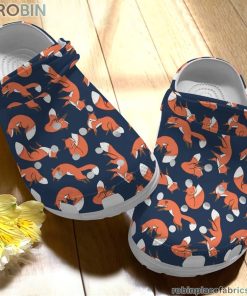 Fox Clog Fox Pattern Crocs Crocband Clog 3D Crocs Print Full