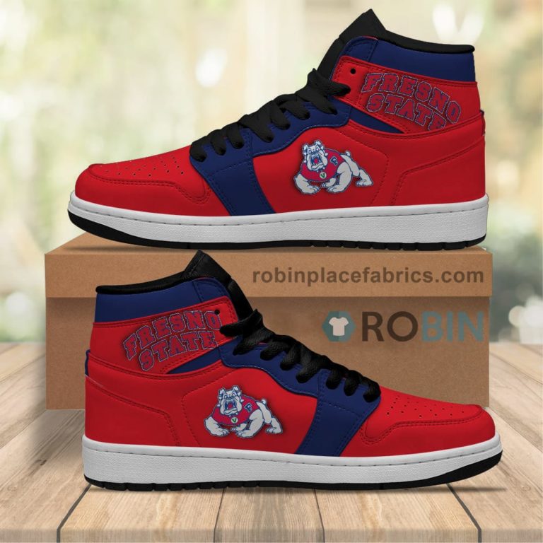 Fresno State Bulldogs Sneakers Boots – NCAA Air Jordan 1