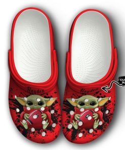 Georgia Bulldogs Baby Yoda Crocs Clog Shoes