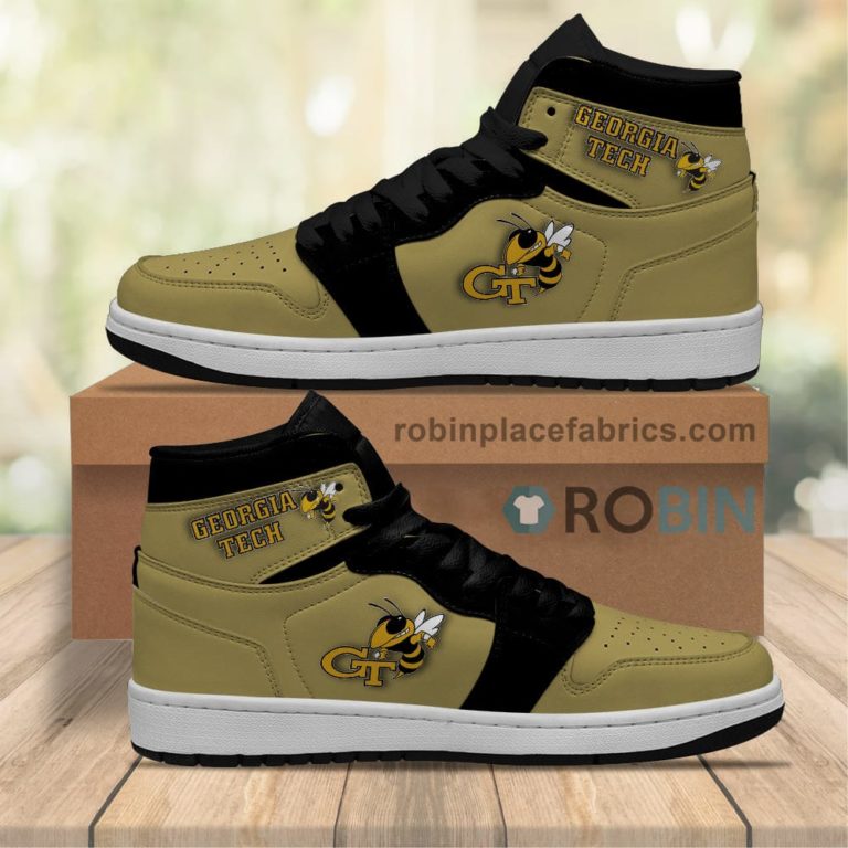Georgia Tech Yellow Jackets Sneakers Boots – NCAA Air Jordan 1