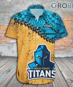 Gold Coast Titans Casual Button Down Hawaiian Shirt Grunge Polynesian Tattoo – NRL Gold Coast Titans Casual Button Down Hawaiian Shirt Grunge Polynesian Tattoo – NRL