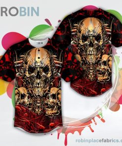 golden badass skull baseball jersey rb250962 AGvfG