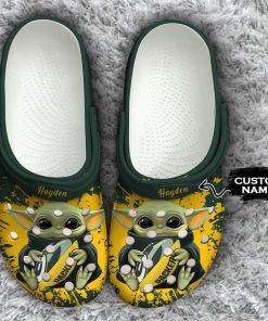 Green Bay Packers Baby Yoda Crocs Clog Shoes