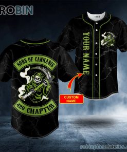 green son of anarchy grim reaper custom baseball jersey 105 gZmgy