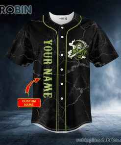 green son of anarchy grim reaper custom baseball jersey 303 0mksn