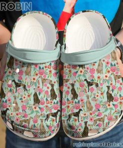 Greyhound Love My RBPL22 Crocs Crocband Clog 3D Crocs Print Full