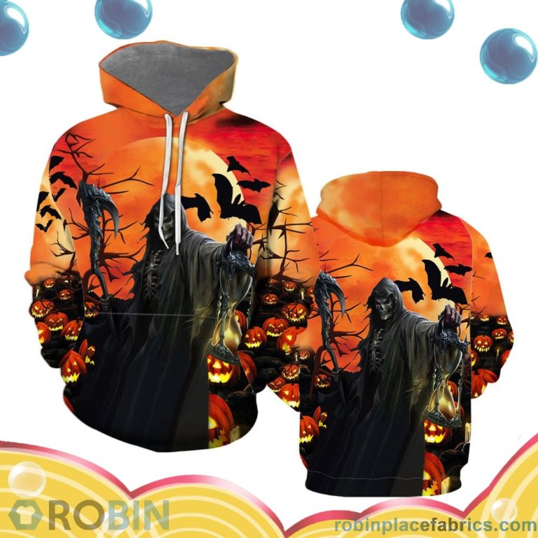 Grim Reaper Halloween All Over Print – AOP Shirt