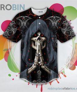 grim reaper praying skull baseball jersey rb3014145 LvAQZ