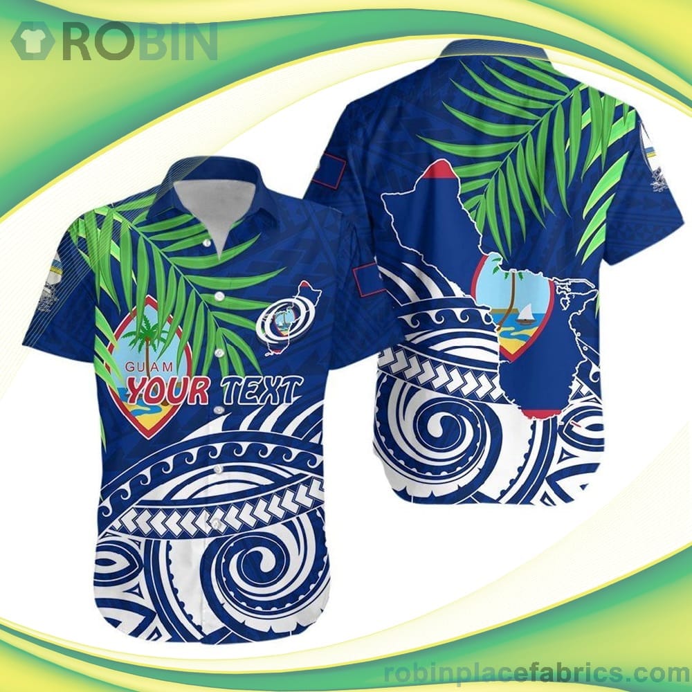 Guam Rugby Short Sleeve Button Down Hawaiian Shirt
