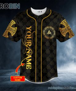 Gungnir Spear Of Odin Ravens Viking Tattoo Custom Baseball Jersey Gungnir Spear Of Odin Ravens Viking Tattoo Custom Baseball Jersey