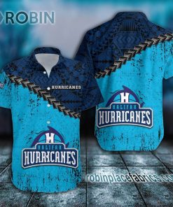 Halifax Hurricanes Casual Button Down Hawaiian Shirt Grunge Polynesian Tattoo – CA BASKETBALL