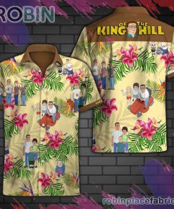 Hank Hill Hawaiian Shirt, Casual Short Sleeve Shirt