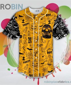 happy halloween head skull baseball jersey rb6098142 sIaZl