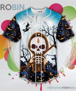 happy halloween skull baseball jersey rb9815137 I0o21