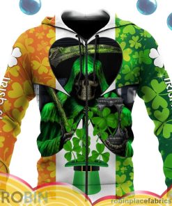 happy st patricks day all over print aop shirt zip hoodie mgqWH