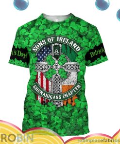 happy st patricks day song of ireland shenanigans chapter all over print aop shirt t shirt 8zNzU