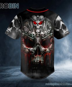 harold ricketts skull custom baseball jersey 287 iapAA