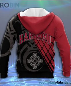 harvard crimson all over print 3d hoodie pattern celtic ncaa 130 tktOJ