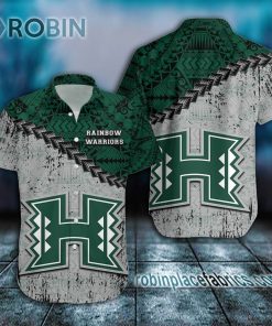 hawaii rainbow warriors casual button down hawaiian shirt grunge polynesian tattoo ncaa 114 5tFbt