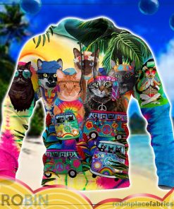 hippie all over print aop shirt hoodie 3KVoX