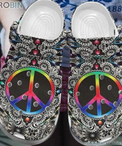 Hippie Hippie Lover Crocs Crocband Clog 3D Crocs Print Full